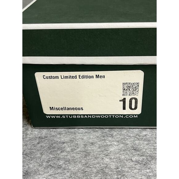 Stubbs Wooten Slippers Mens 10 Beige Tan Shoes‎ Linen Loafers OI Limited Edition - Picture 10 of 10